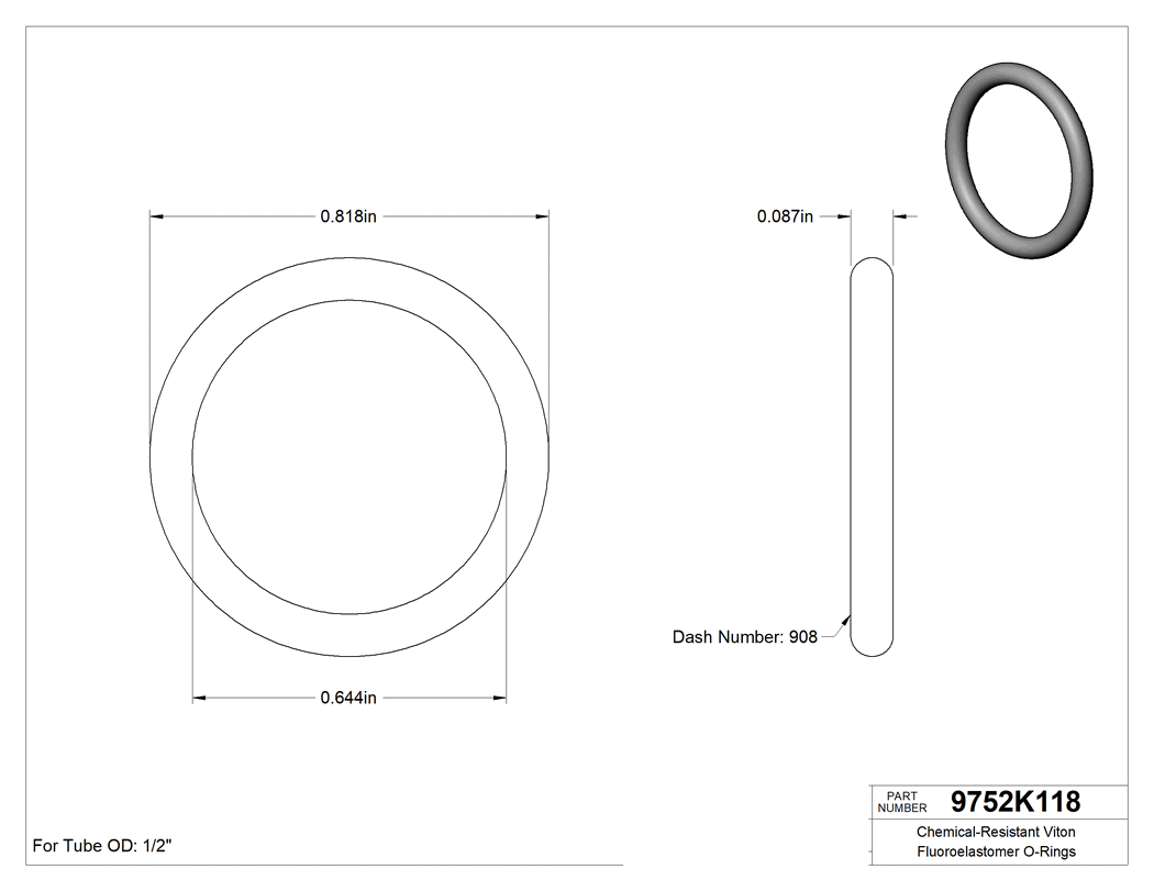 Technical drawing - 9752K118